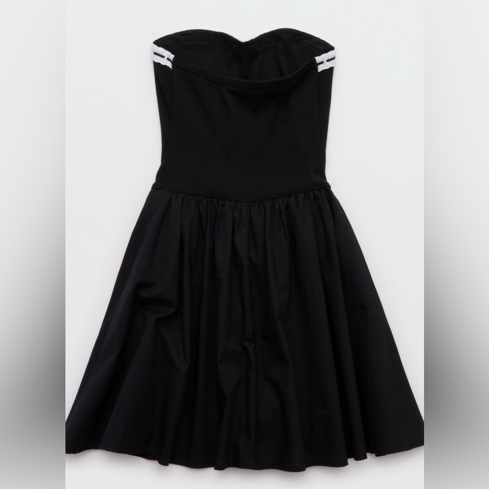 Aerie•Aerie Strapless At The Barre Mini Dress•Size S•NWOT - Picture 4 of 5